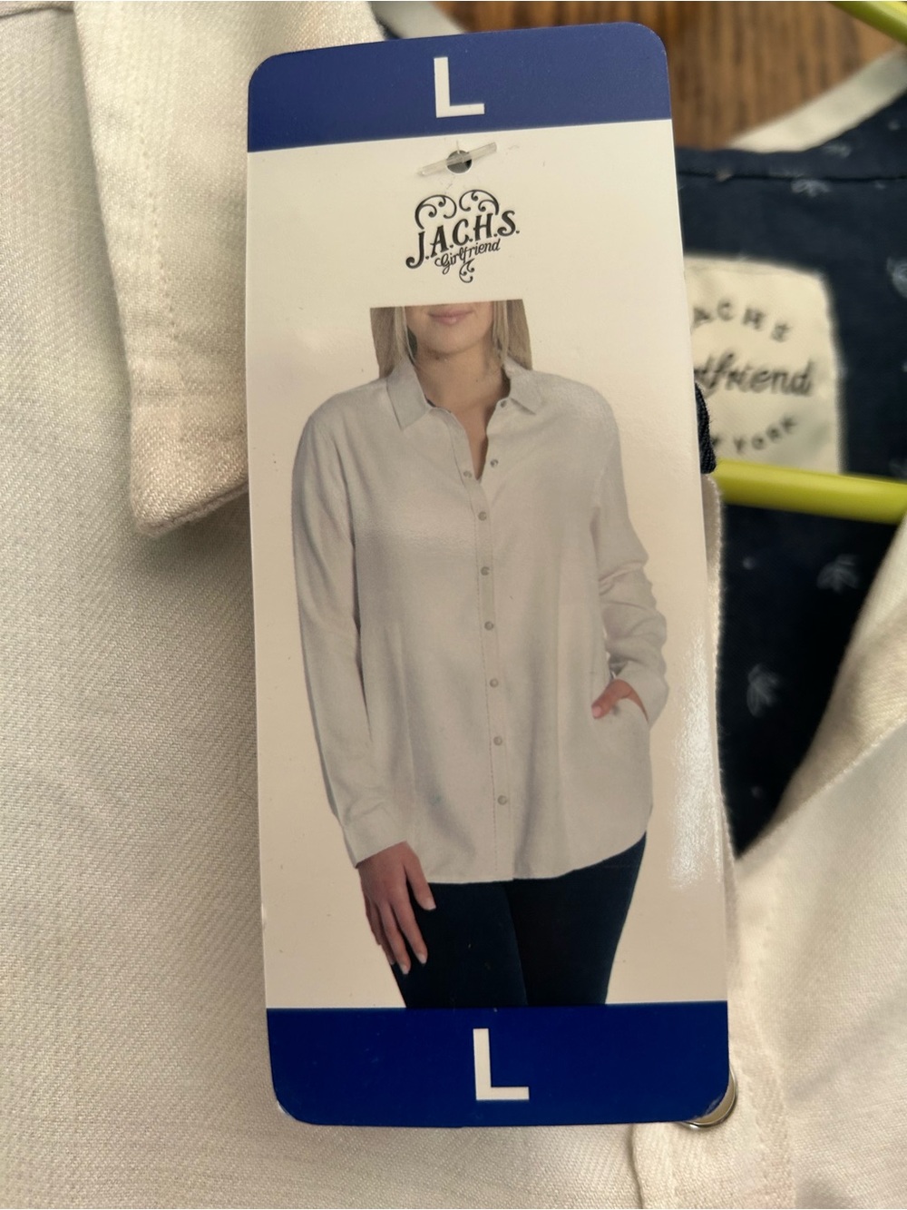 Jachs Girlfriend White Button-Down Shirt